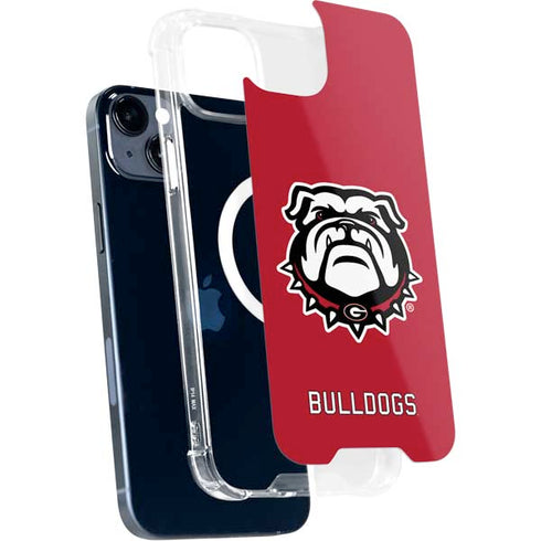 University of Georgia Bulldogs Logo iPhone 15 MagSafe Case